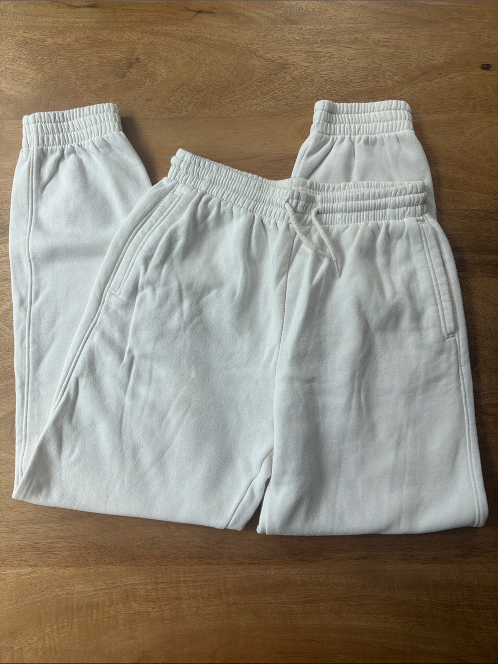 Divided Ivory/white Women's Fleece Jogger Pants